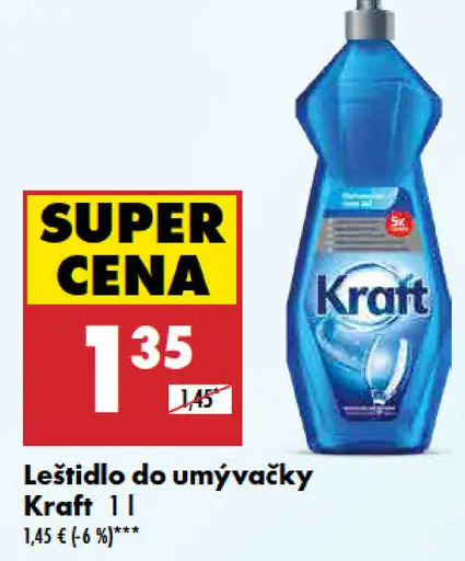 Kraft leštidlo do umývačky