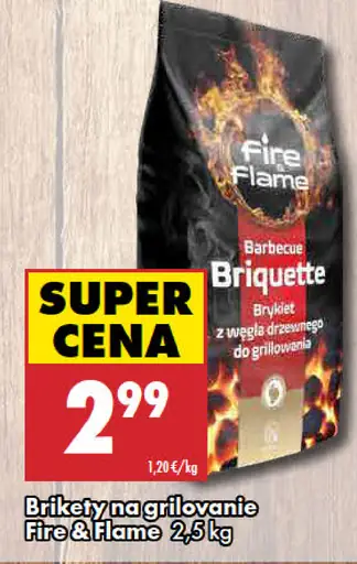 Fire & Flame Brikety na grilovanie