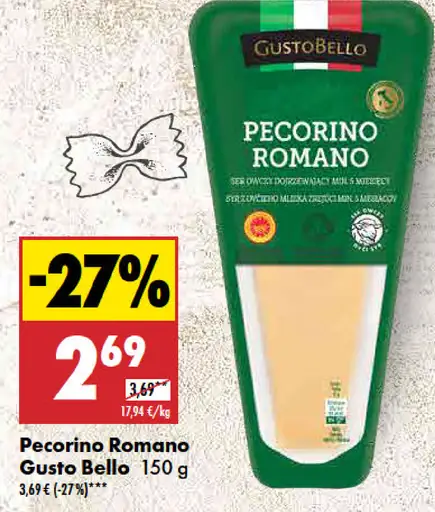 Gusto Bello Pecorino Romano
