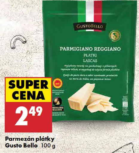 Parmigiano Reggiano plátky Gusto Bello