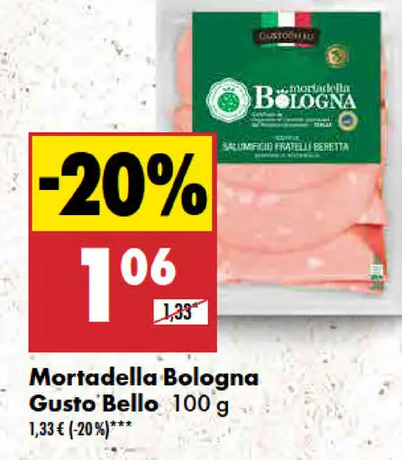 Gusto Bello Mortadella Bologna