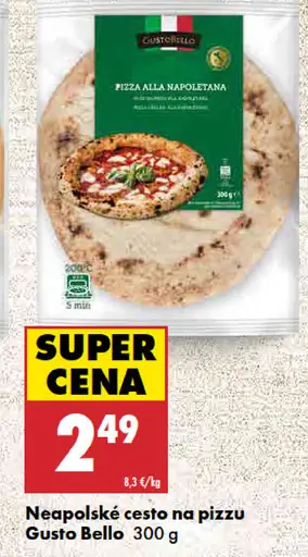 Gusto Bello Neapolské cesto na pizzu