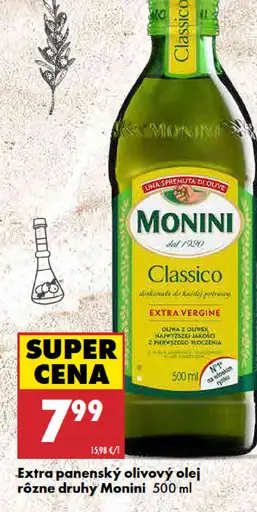 Monini Classico extra panenský olivový olej