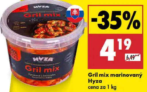Hyza Gril mix marinovaný