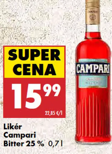 Likér Campari Bitter 25%