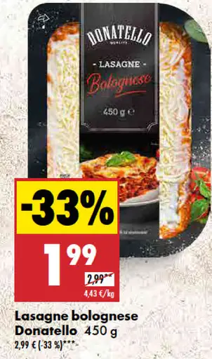 Donatello Lasagne Bolognese