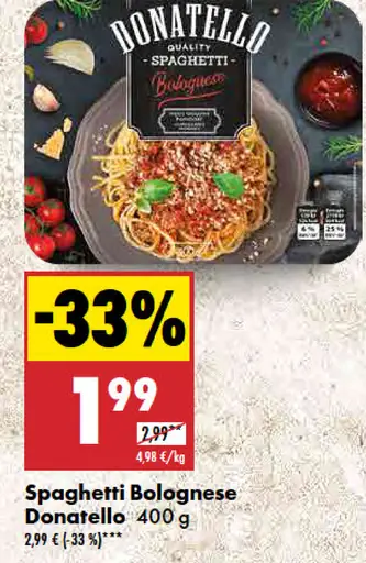 Donatello Spaghetti Bolognese