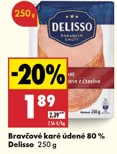 Delisso Bravčové karé údené
