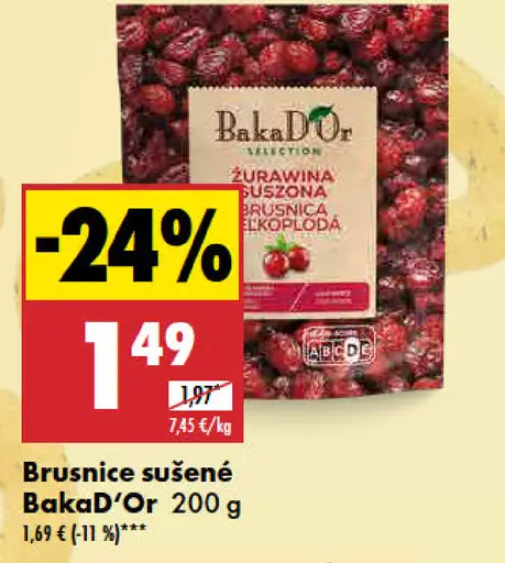 BakaD'Or Slivky sušené