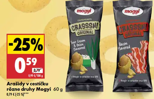 Mogyi Arašidy v cestíčku