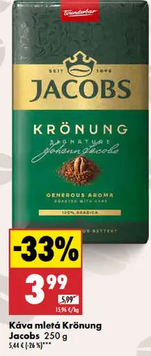 Jacobs Krönung káva mletá