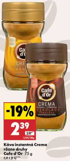 Cafe d'Or Crema káva instantná