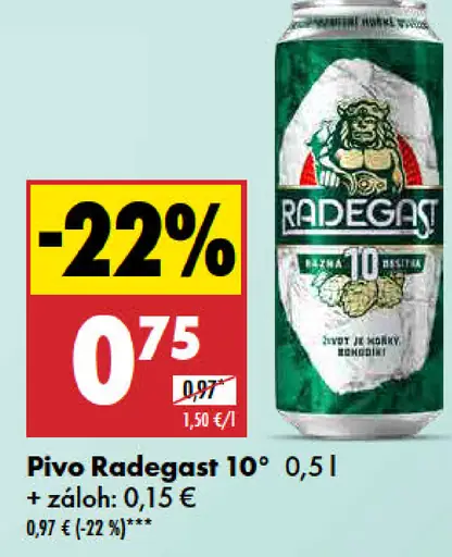 Radegast rázna 10°