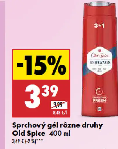 Old Spice sprchový gél