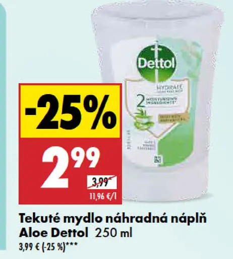 Dettol Tekuté mydlo Aloe