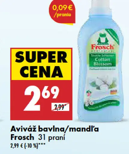 Frosch Aviváž bavlna/mandľa