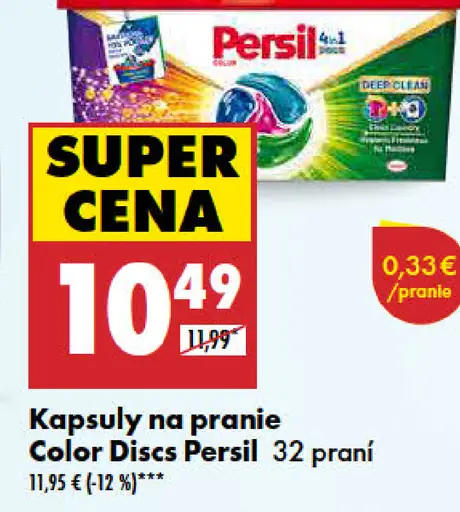 Persil kapsuly na pranie Color Discs
