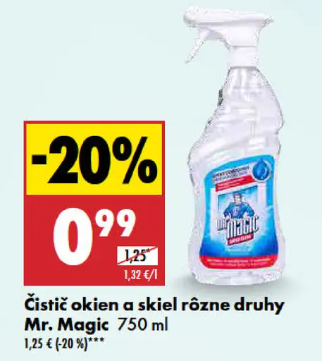Mr. Magic čistiť okien a skiel