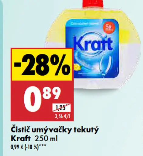 Kraft Čistič umývačky tekutý