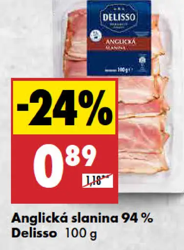 Delisso Anglická slanina