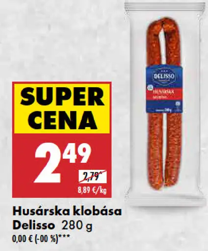Delisso Husárska klobása