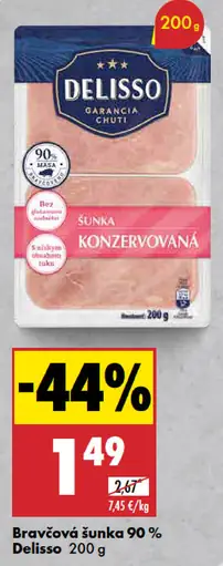 Delisso Bravčová šunka