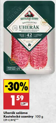 Kostelecké uzeniny Uherák saláma