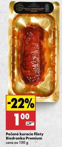Biedronka Pečené kuracie filety