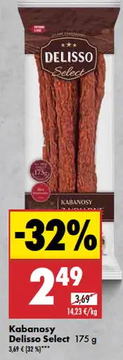 Delisso Kabanosy z udiareň
