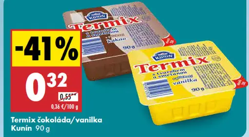 Kunín Termix čokoláda/vanilka