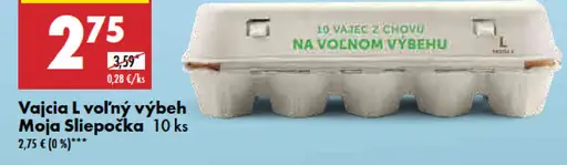 Moja Slepôčka Vajcia voľný výbeh