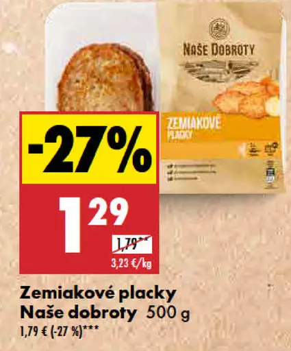 Naše dobroty Zemiakové placky