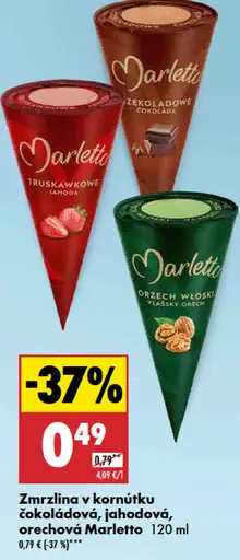 Marletto Zmrzlina v kornútku