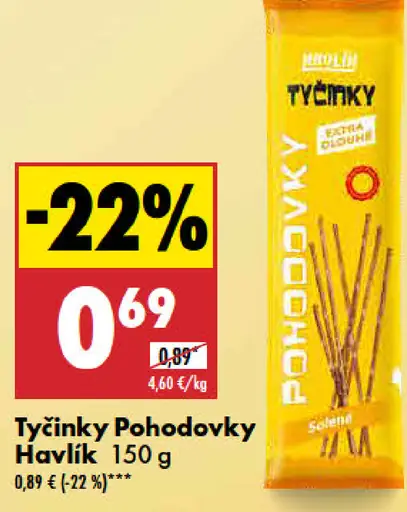 Havlík Tyčinky pohodovky