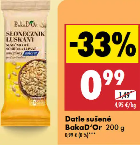 BakaD'Or datle sušené