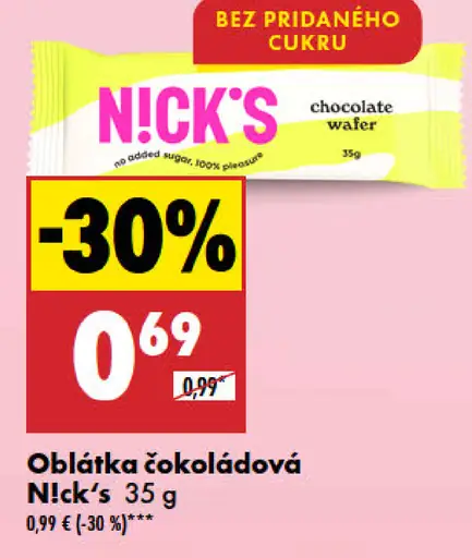 Nick's Oblátka čokoládová