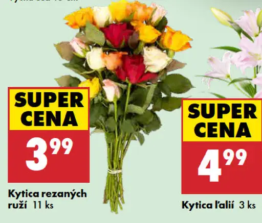 Kytica rezaných ruží