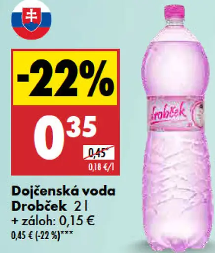 Drobček Dojčenská voda