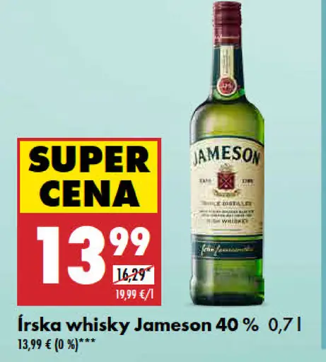 Jameson írská whisky