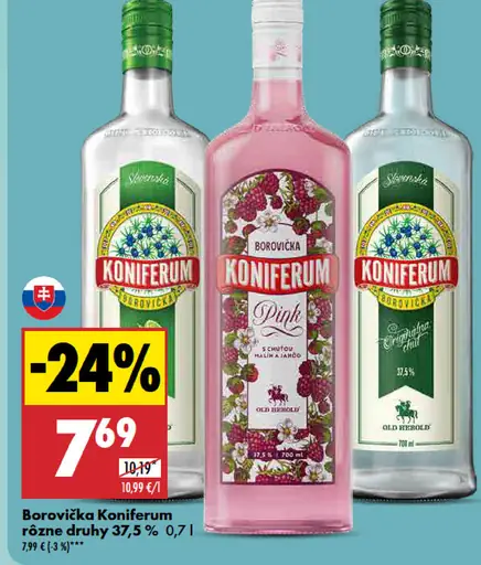 Koniferum borovička