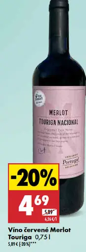 Vinho Tinto Merlot Touriga Nacional