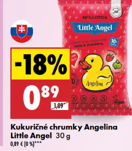 Little Angel Kukuričné chrumky Angelina