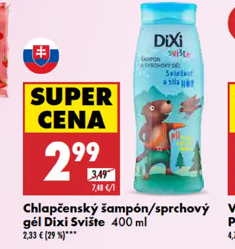Dixi Svište Detský šampón/sprchový gél