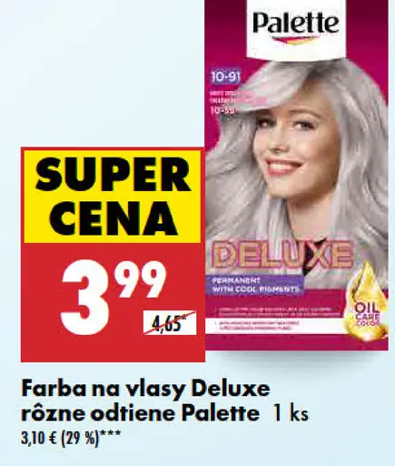 Palette Farba na vlasy Deluxe rôzne odtiene