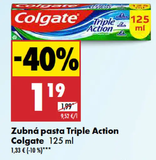 Colgate Zubná pasta Triple Action