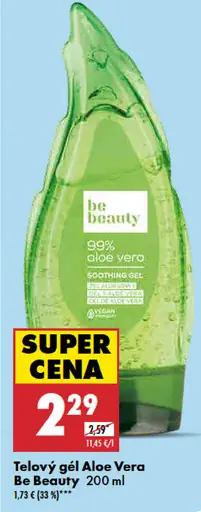 Be Beauty Telový gél Aloe