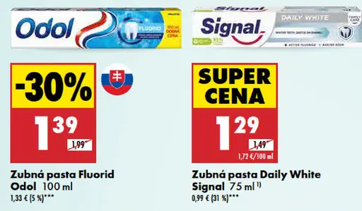 Odol Zubná pasta Fluorid