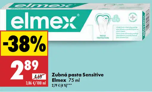 Elmex zubná pasta Sensitive