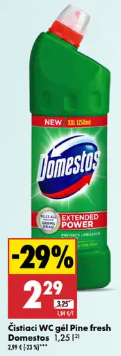 Domestos čistiaci WC gél Pine fresh