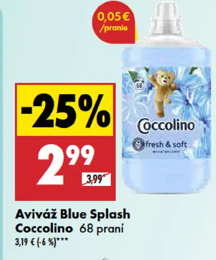 Coccolino Aviváž Blue Splash